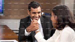 
									office, professional, girl, boy, man, black suite, meeting room, sitting on chair, office suite, business lady, laughing, smiling, business guy, friendship, partnership,