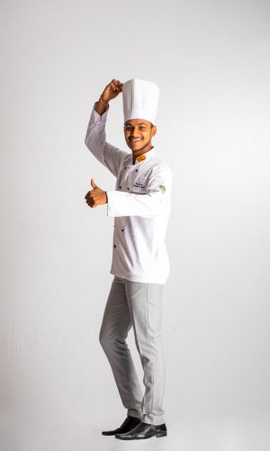 Occupations , chef , young guy , thumbs up 