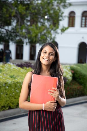 
									Student Life , girl , outings , casual outfit , smiling , happy , holding files 
